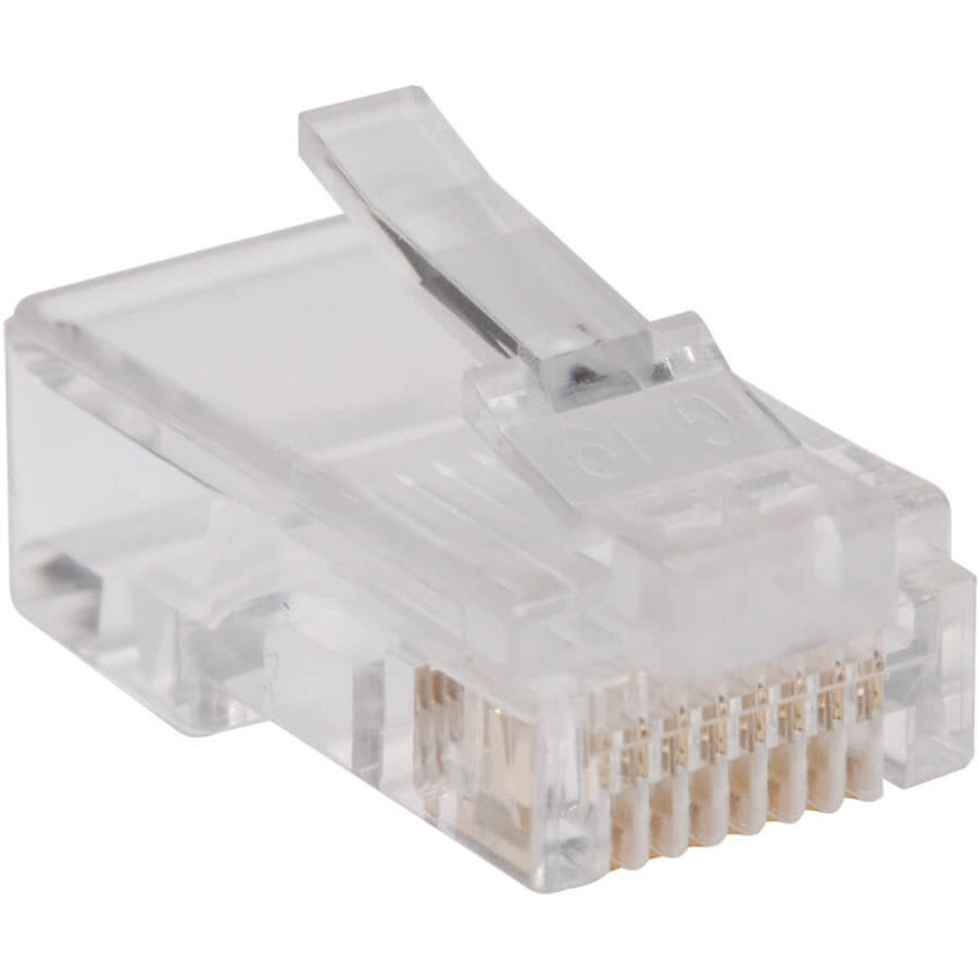 Tripp Lite N030-100-FL Lot de 100 fiches RJ45 pour câble conducteur plat solide/toronné N030-100-FL
