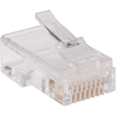Tripp Lite N030-100-FL Lot de 100 fiches RJ45 pour câble conducteur plat solide/toronné N030-100-FL