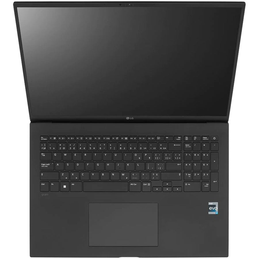 Ordinateur portable LG gram 17Z90Q-K.AR55A9 17" - WQXGA - 2560 x 1600 - Intel Core i5 12e génération i5-1240P Dodeca-core (12 cœurs) 1,70 GHz - Plateforme Intel Evo - 8 Go de RAM totale - SSD 512 Go - Noir obsidienne 17Z90Q-K.AR55A9