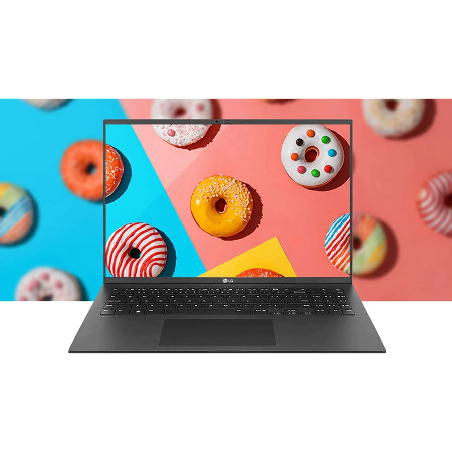 Ordinateur portable LG gram 17Z90Q-K.AR55A9 17" - WQXGA - 2560 x 1600 - Intel Core i5 12e génération i5-1240P Dodeca-core (12 cœurs) 1,70 GHz - Plateforme Intel Evo - 8 Go de RAM totale - SSD 512 Go - Noir obsidienne 17Z90Q-K.AR55A9