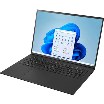Ordinateur portable LG gram 17Z90Q-K.AR55A9 17" - WQXGA - 2560 x 1600 - Intel Core i5 12e génération i5-1240P Dodeca-core (12 cœurs) 1,70 GHz - Plateforme Intel Evo - 8 Go de RAM totale - SSD 512 Go - Noir obsidienne 17Z90Q-K.AR55A9