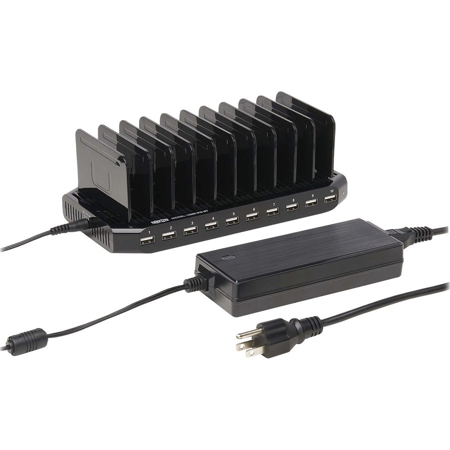 Chargeur USB 10 ports Tripp Lite avec stockage intégré U280-010-ST