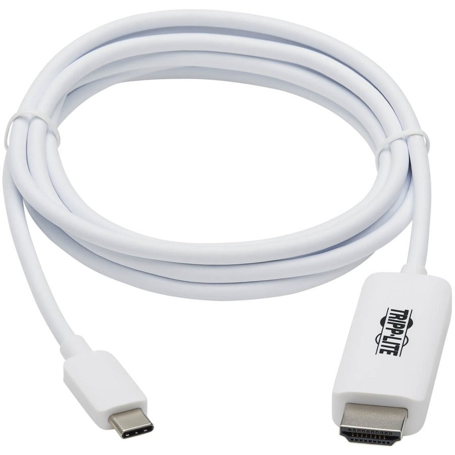 Câble adaptateur USB-C vers HDMI Tripp Lite U444-006-HWE, M/M, blanc, 6 pi. U444-006-HWE