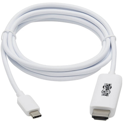 Câble adaptateur USB-C vers HDMI Tripp Lite U444-006-HWE, M/M, blanc, 6 pi. U444-006-HWE