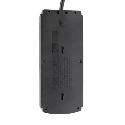 Multiprise avec parasurtenseur Tripp Lite, 8 prises, 2 ports de chargement USB, cordon de 8 pieds - 8 x NEMA 5-15R, 2 x USB - 1875 VA - 1200 J - Entrée 120 V CA TLP88USBB