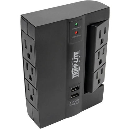 Parasurtenseur/protecteur de surtension à 6 prises Tripp Lite Protect It! SWIVEL6USB SWIVEL6USB