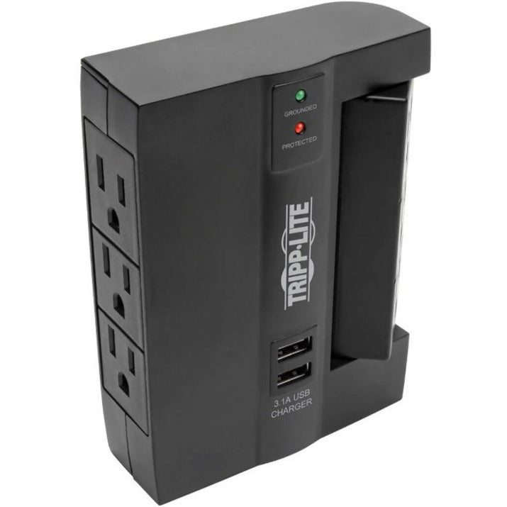 Parasurtenseur/protecteur de surtension à 6 prises Tripp Lite Protect It! SWIVEL6USB SWIVEL6USB