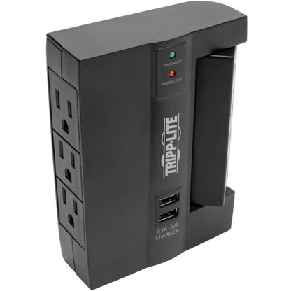 Parasurtenseur/protecteur de surtension à 6 prises Tripp Lite Protect It! SWIVEL6USB SWIVEL6USB