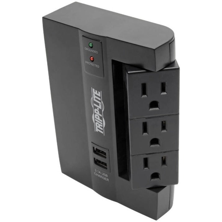 Parasurtenseur/protecteur de surtension à 6 prises Tripp Lite Protect It! SWIVEL6USB SWIVEL6USB