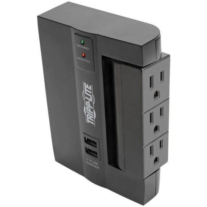 Parasurtenseur/protecteur de surtension à 6 prises Tripp Lite Protect It! SWIVEL6USB SWIVEL6USB