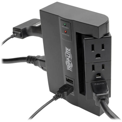 Parasurtenseur/protecteur de surtension à 6 prises Tripp Lite Protect It! SWIVEL6USB SWIVEL6USB