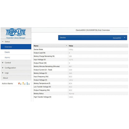 Carte accessoire de gestion Web Tripp Lite WEBCARDLX