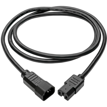 Câble d'alimentation pour ordinateur Tripp Lite 6 pieds C14 à C15 robuste 16 A 14 AWG 6' P018-006