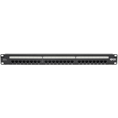 Panneau de brassage Cat6 à montage en rack 1U 24 ports Tripp Lite N252-P24 - Conforme PoE+ N252-P24