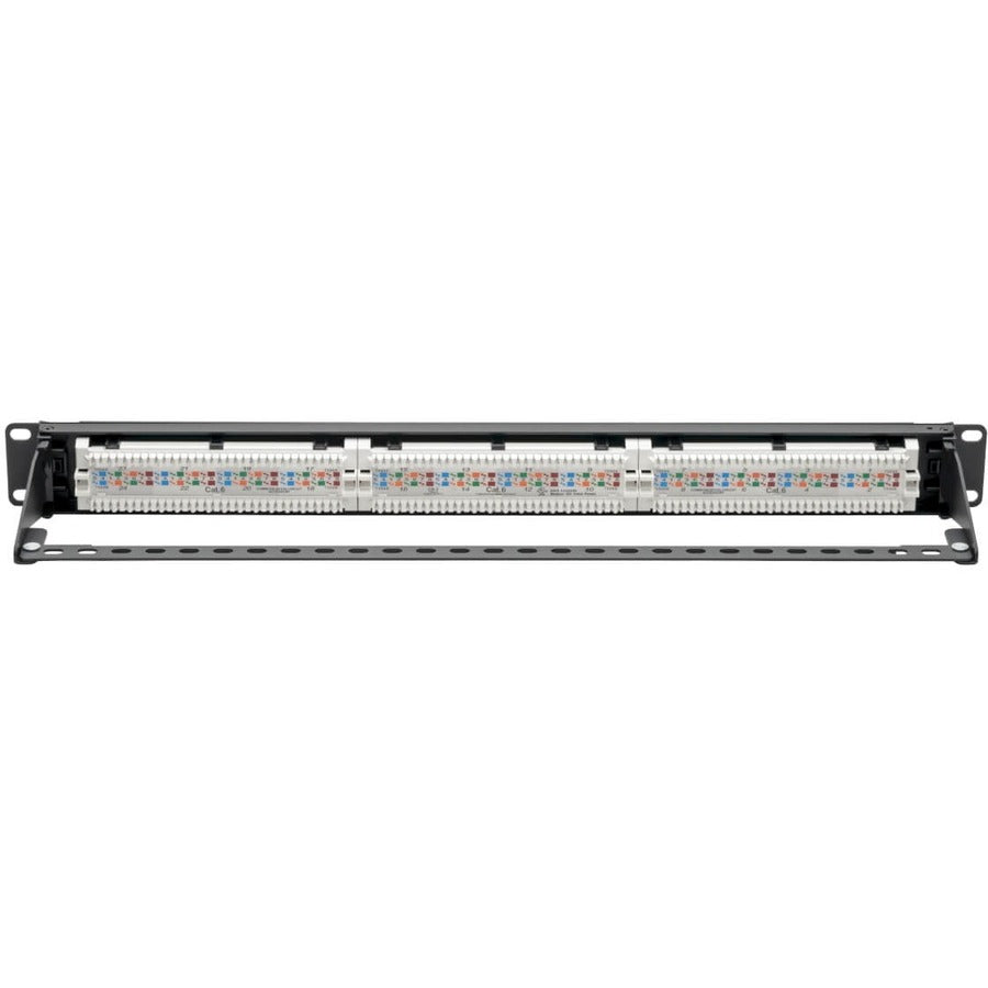 Panneau de brassage Cat6 à montage en rack 1U 24 ports Tripp Lite N252-P24 - Conforme PoE+ N252-P24