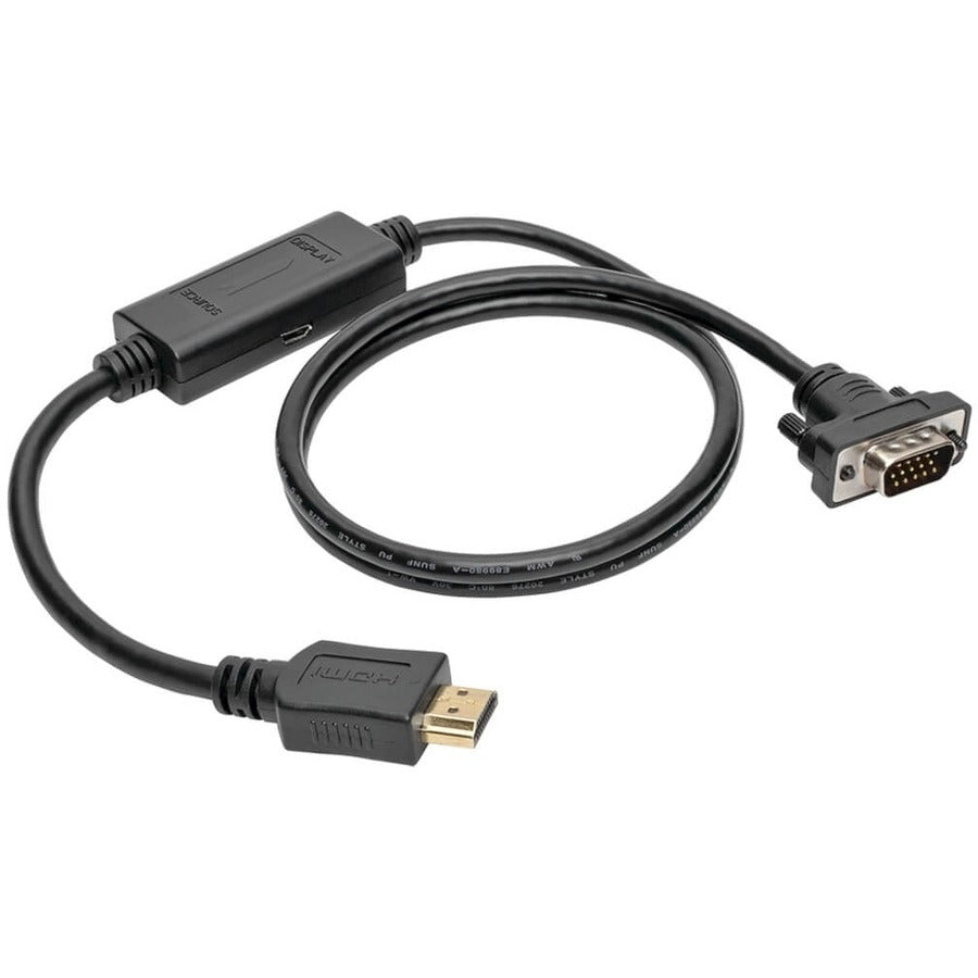 Câble convertisseur actif HDMI vers VGA Tripp Lite P566-003-VGA, 3 pi. P566-003-VGA