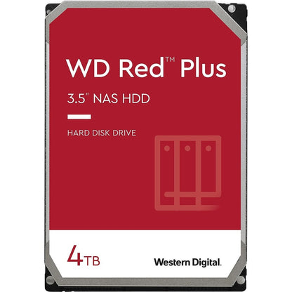 Disque dur WD Red Plus WD40EFRX 4 To - 3,5" interne - SATA (SATA/600) WD40EFRX