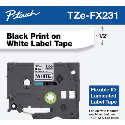 Brother Flexible Cable/Wire TZe ID Tape TZE-FX231