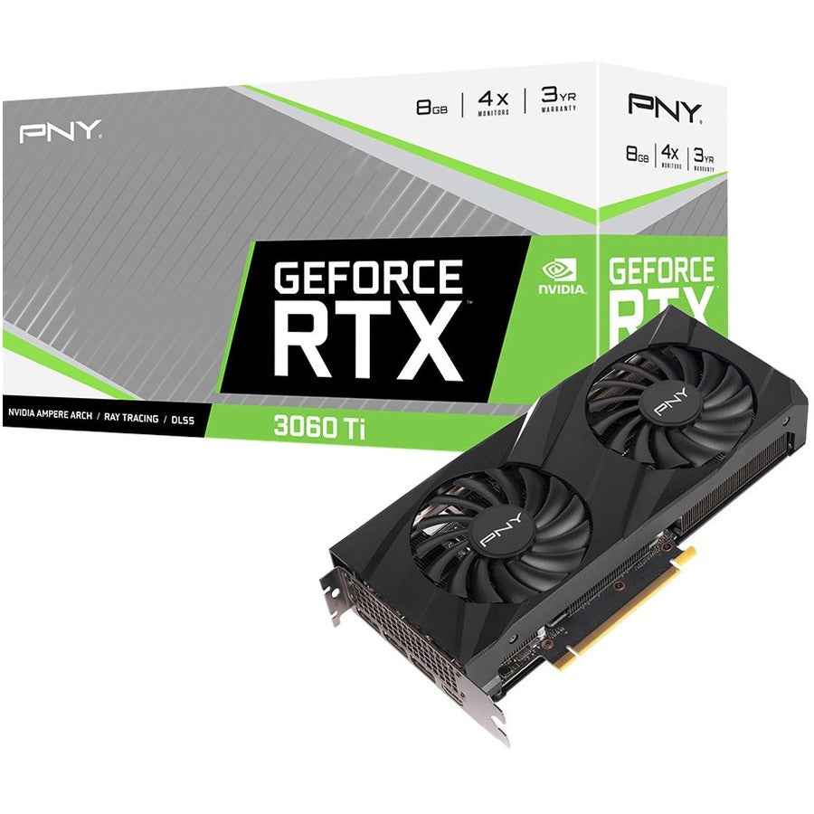 Carte graphique PNY NVIDIA GeForce RTX 3060Ti - 8 Go GDDR6 VCG3060T8LDFBPB1