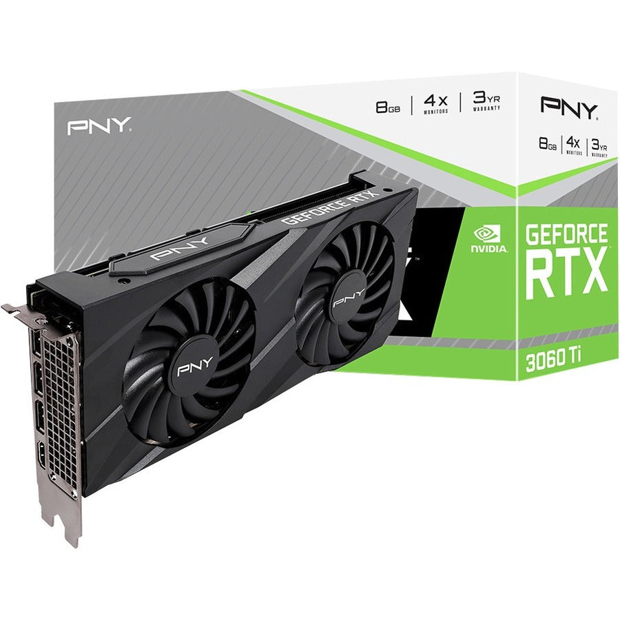 Carte graphique PNY NVIDIA GeForce RTX 3060Ti - 8 Go GDDR6 VCG3060T8LDFBPB1