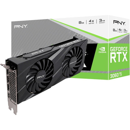 Carte graphique PNY NVIDIA GeForce RTX 3060Ti - 8 Go GDDR6 VCG3060T8LDFBPB1