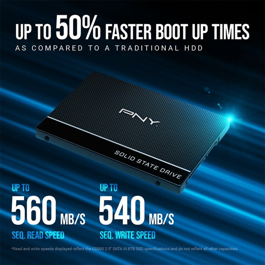 Disque SSD PNY CS900 4 To - 2,5" interne - SATA (SATA/600) SSD7CS900-4TB-RB