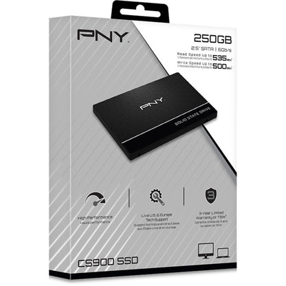 Disque SSD PNY CS900 250 Go - 2,5" interne - SATA (SATA/600) SSD7CS900-250-RB