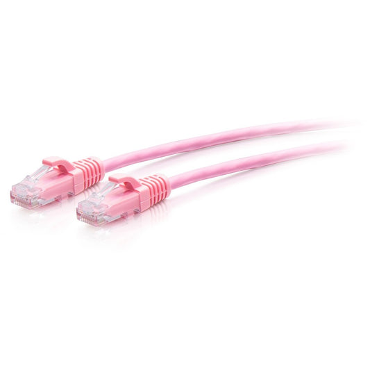 Câble de raccordement Ethernet fin C2G Cat6a non blindé (UTP) 7 pieds - Rose C2G30198