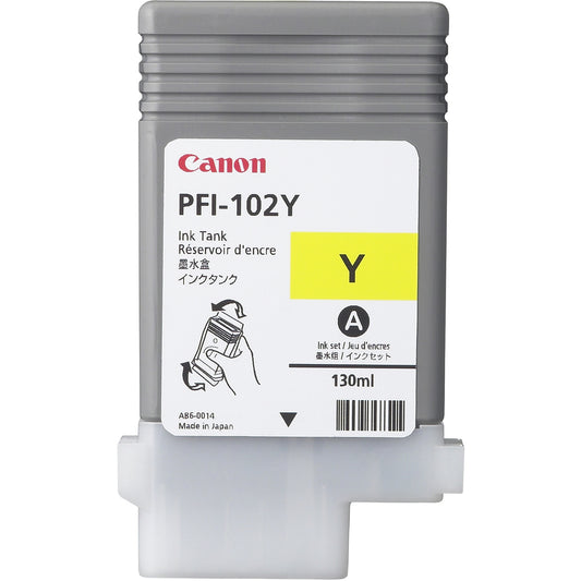 Réservoir d'encre jaune Canon LUCIA pour imprimantes IPF 500, 600 et 700 0898B001