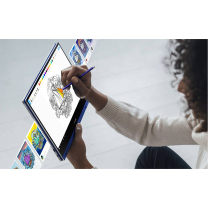 Samsung Galaxy Book Flex NP930QCG-K02CA 13.3" Touchscreen Convertible 2 in 1 Notebook - Full HD - 1920 x 1080 - Intel Core i7 10th Gen i7-1065G7 1.30 GHz - 8 GB Total RAM - 512 GB SSD - Royal Blue NP930QCG-K02CA