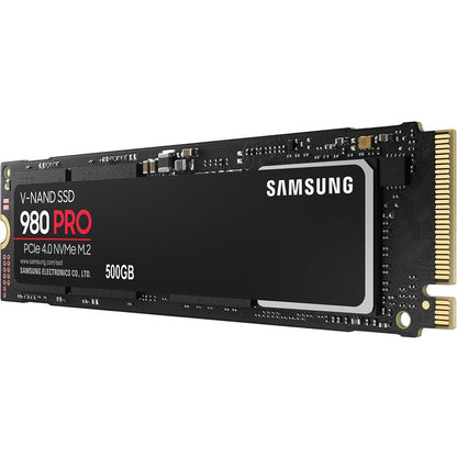 Samsung 980 PRO MZ-V8P500B/AM 500 GB Solid State Drive - M.2 2280 Internal - PCI Express NVMe (PCI Express NVMe 4.0 x4) MZ-V8P500B/AM