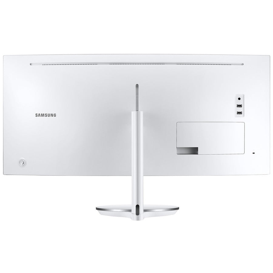 Moniteur LCD LED Quantum Dot incurvé double Full HD (DFHD) Samsung C34J791WTN 34" - 21:9 - Argent, blanc LC34J791WTNXZA