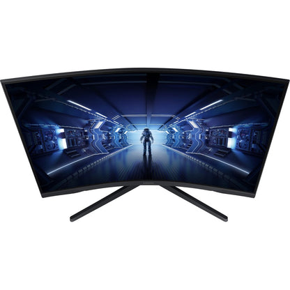 Samsung Odyssey G5 C27G55TQWN 27" WQHD Curved Screen Gaming LCD Monitor - 16:9 - Black LC27G55TQWNXZA