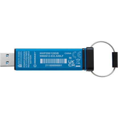 Clé USB 3.2 (1ère génération) Type A Kingston Keypad 200 16 Go IKKP200/16 Go