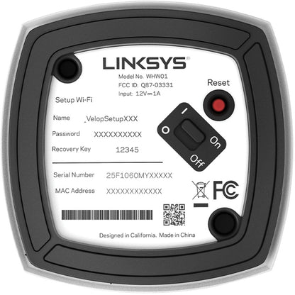 Routeur sans fil Ethernet Linksys Velop Wi-Fi 5 IEEE 802.11ac WHW0103-CA