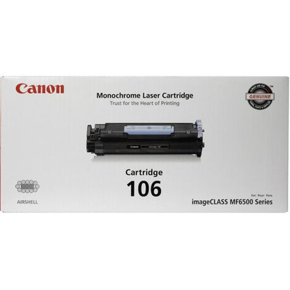 Canon No. 106 Black Toner Cartridge 0264B001
