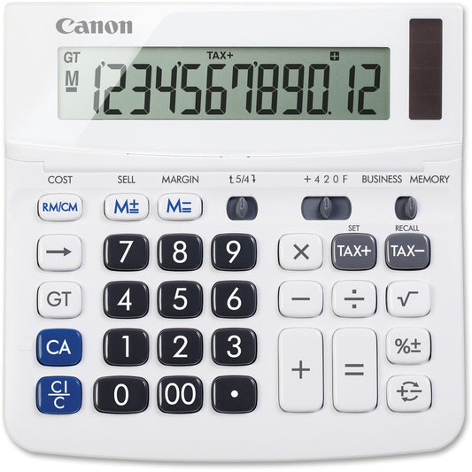 Calculatrice financière de bureau à 12 chiffres Canon 9607B001