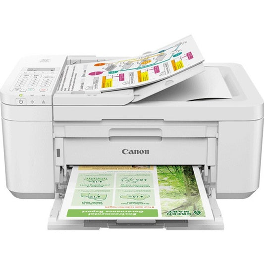 Canon PIXMA TR4720 Wireless Inkjet Multifunction Printer - Color - White 5074C023
