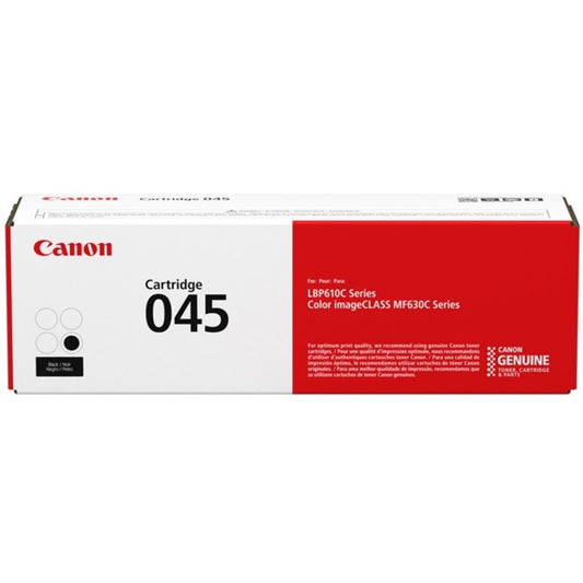Cartouche de toner laser d'origine Canon 045 à rendement standard - Noir - 1/paquet 1242C001