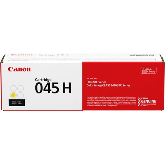 Cartouche de toner laser haute capacité Canon 045 - Pack jaune 1243C001