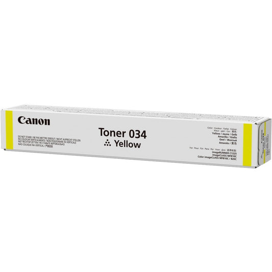 Cartouche de toner laser d'origine Canon 034 - Pack jaune 9451B001