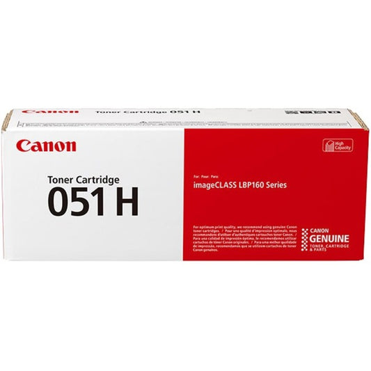 Cartouche de toner laser haute capacité d'origine Canon 051 H - Pack noir 2169C001