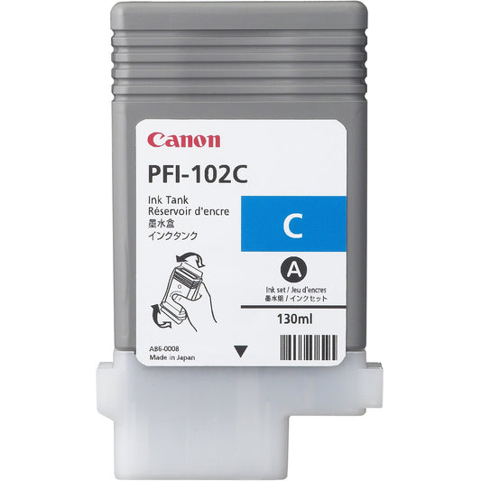 Réservoir d'encre cyan Canon LUCIA pour imprimantes IPF 500, 600 et 700 0896B001