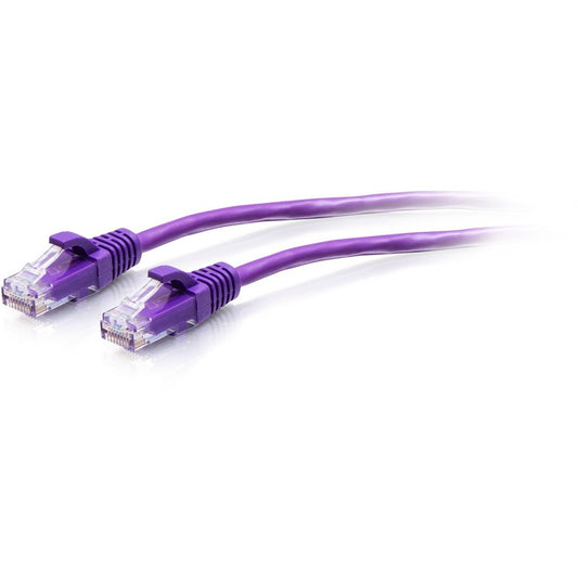 Câble de raccordement Ethernet fin C2G Cat6a non blindé (UTP) 7 pieds - Violet C2G30191