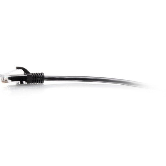 Câble de raccordement Ethernet fin Cat6a sans accroc non blindé (UTP) C2G de 4 pieds - Noir C2G30142