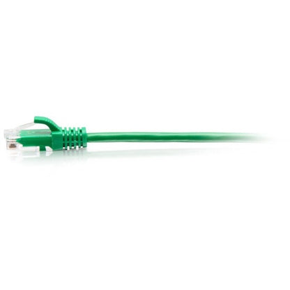Câble de raccordement Ethernet fin sans accroc non blindé (UTP) Cat6a C2G 5 pieds - Vert C2G30155