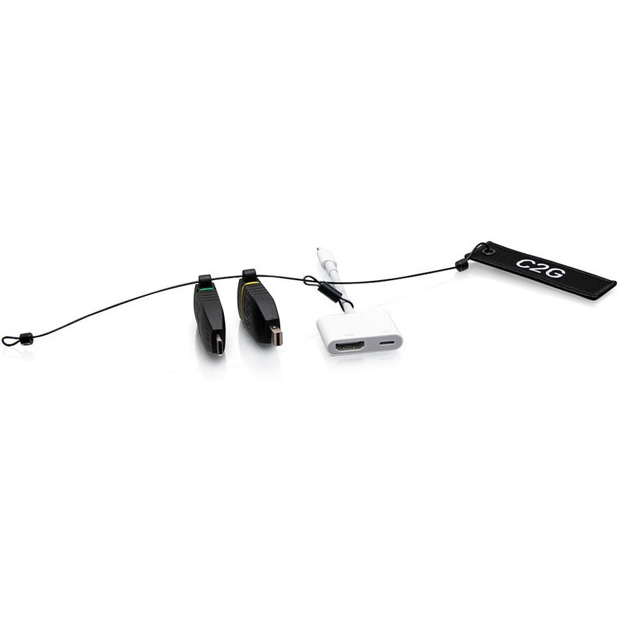 Adaptateur HDMI C2G avec Mini DP, USB-C et Lightning C2G29889