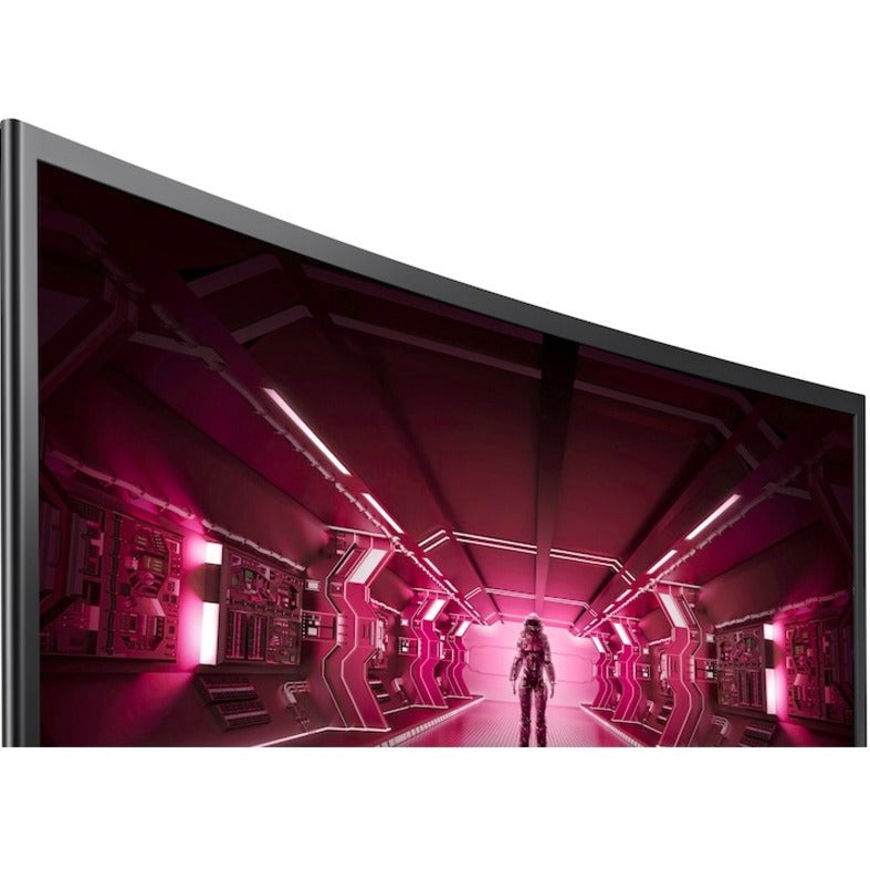Moniteur LCD de jeu incurvé Full HD 23,5" Samsung C24RG50FZN - 16:9 - Noir LC24RG50FZNXZA