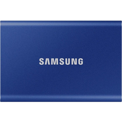 Disque SSD portable Samsung T7 MU-PC500H/AM 500 Go - Externe - PCI Express NVMe - Bleu indigo MU-PC500H/AM
