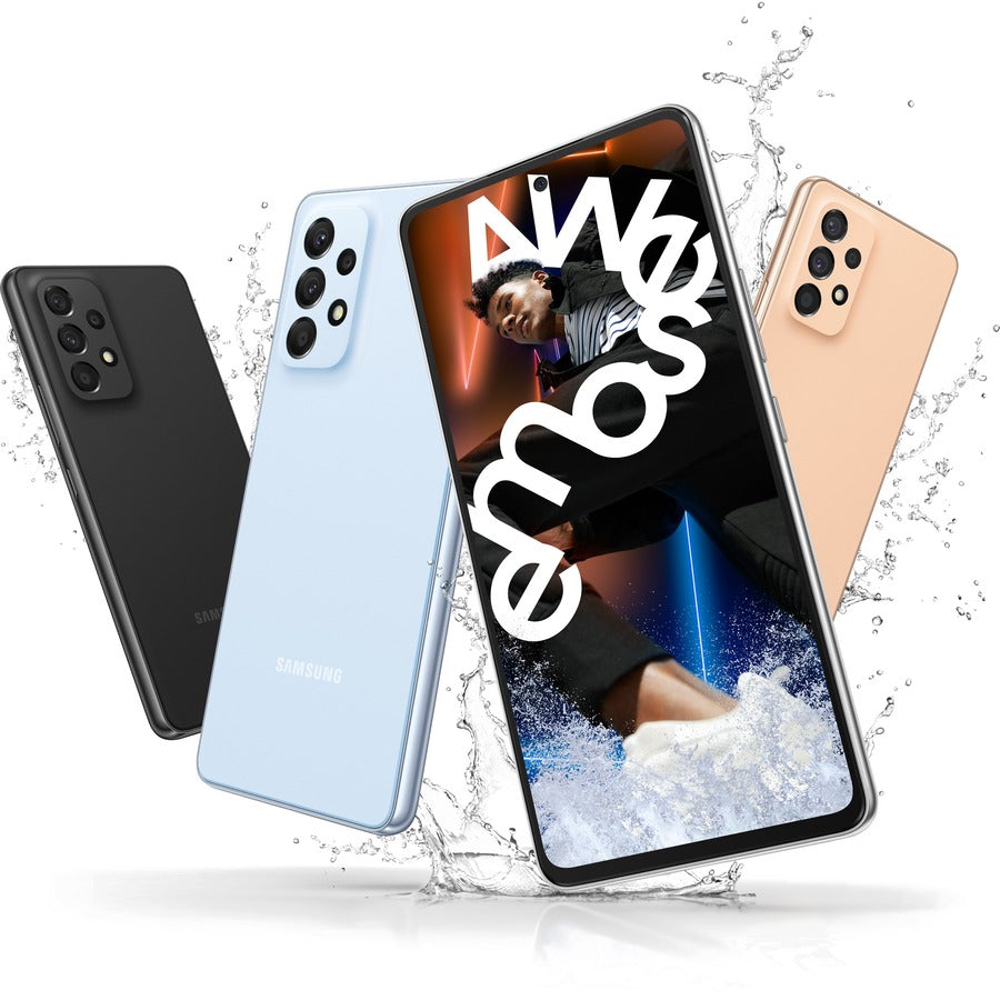 Samsung Galaxy A53 5G SM-A536W 128 GB Smartphone - 6.5" Super AMOLED Full HD Plus 1080 x 2400 - Octa-core (2.40 GHz 2 GHz - Android 12 - 5G - Awesome Black SM-A536WZKAXAC